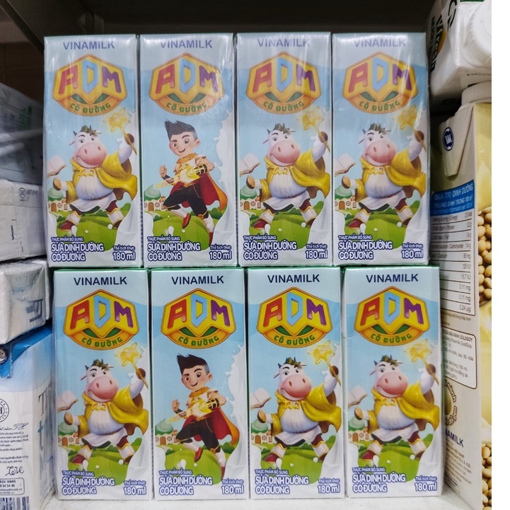 Sữa ADM Gold 180ml -( 1 lốc 4 hộp x 180ml)