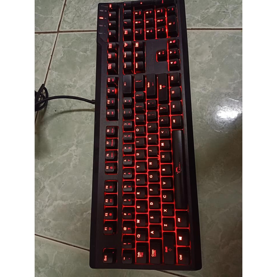 <FREESHIP>Phím cơ cao cấp Gskill KM570mx đèn led sử dụng sw Cherry MX Red thanh lý giá rẻ - Máy tính Hiệp Phát