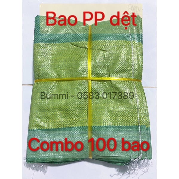 Bao PP dệt đựng gạo đựng hàng 100 bao