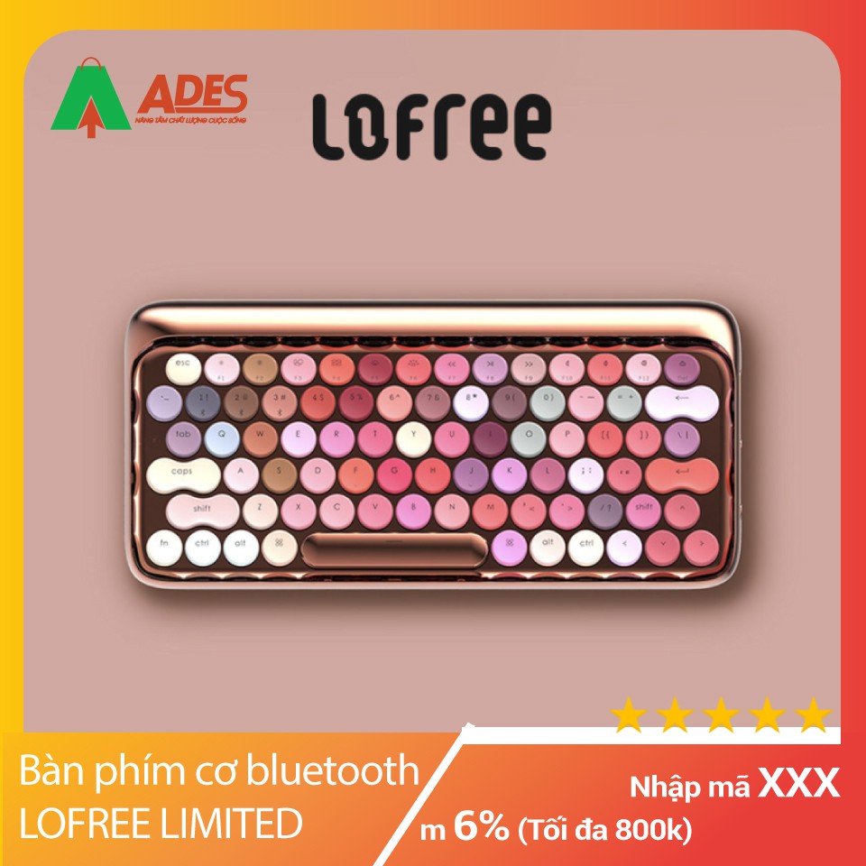 Bàn phím cơ không dây LOFREE LIMITED EDITION | HOT TREND 2021 - Chính hãng Bảo hành