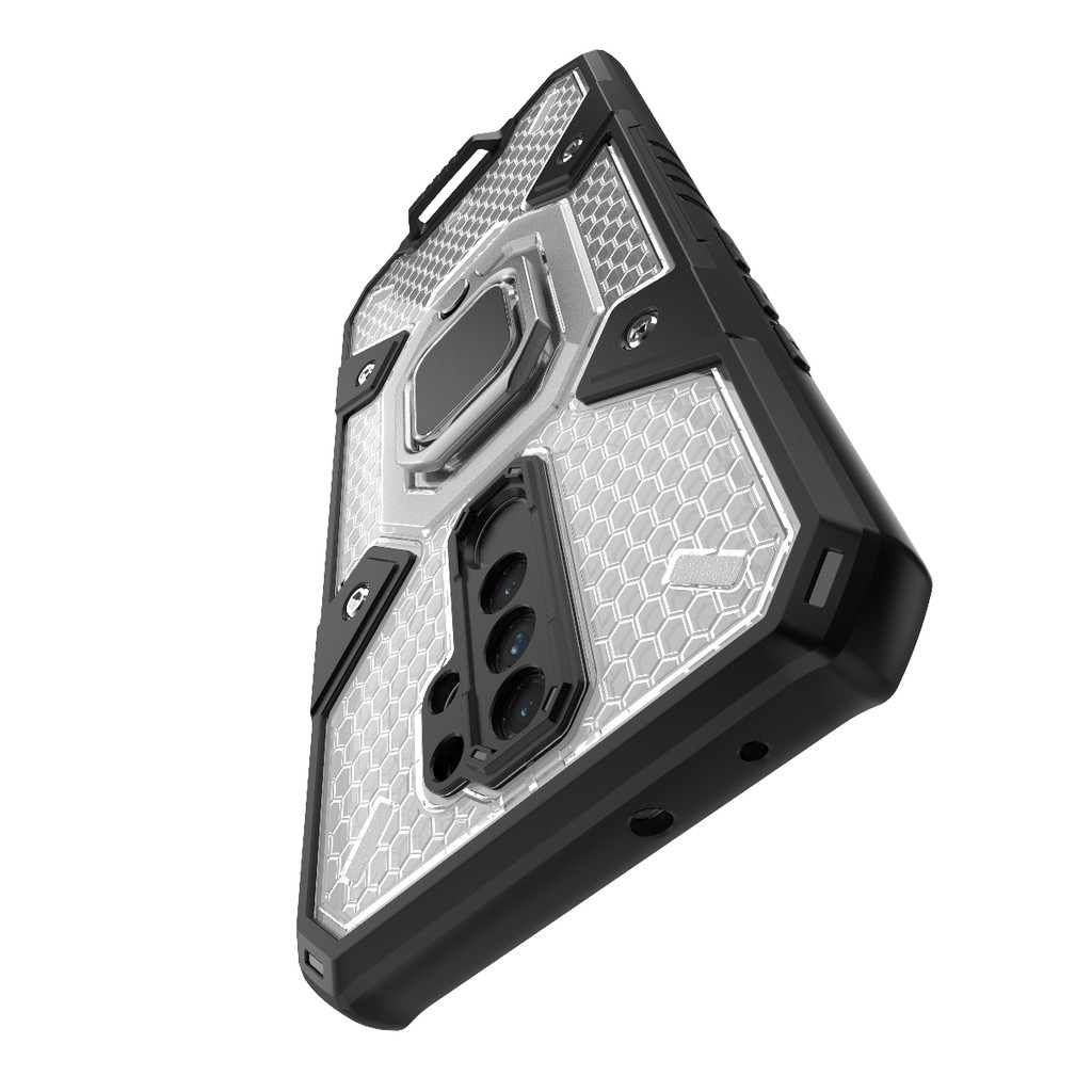 Ốp lưng Xiaomi Redmi 9 vân tổ Ong Iring không gian mới chống sốc giá đỡ mặt lưng xem phim