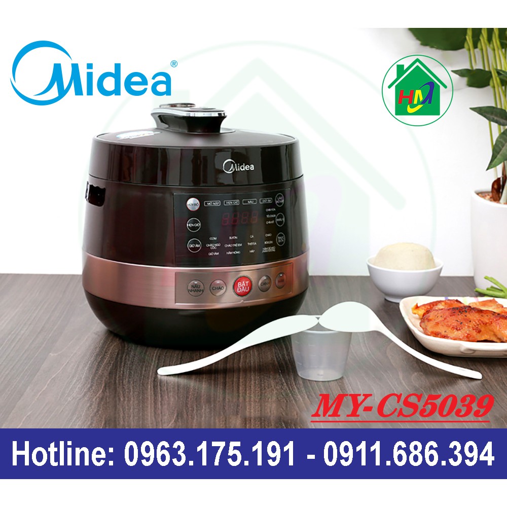 Nồi Áp Suất Điện Tử Midea 5L MY-CS5039