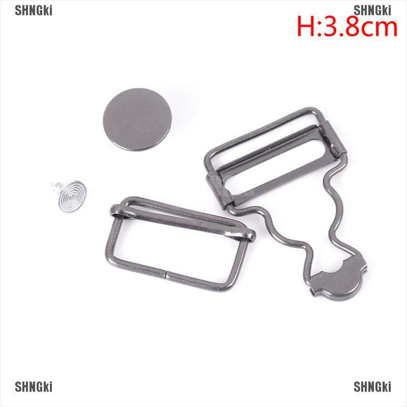 Shngki 1 Bộ Quần Yếm Denim Phối Nút Kim Loại Có Dây Đeo | BigBuy360 - bigbuy360.vn