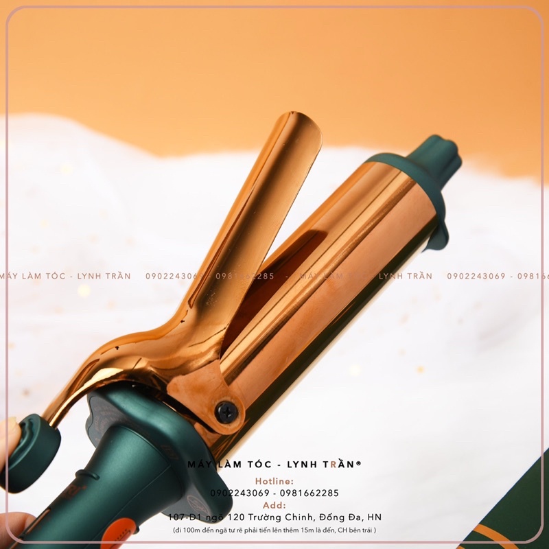 Máy uốn xoăn ion siêu sóng 40mm Pritech®