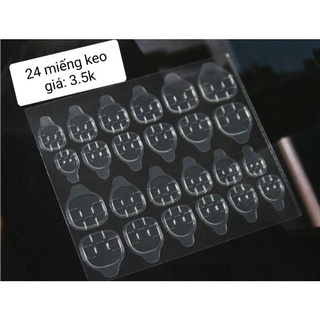 keo silicon miếng dán móng tay, keo dán móng tay giả,  miếng keo dán móng