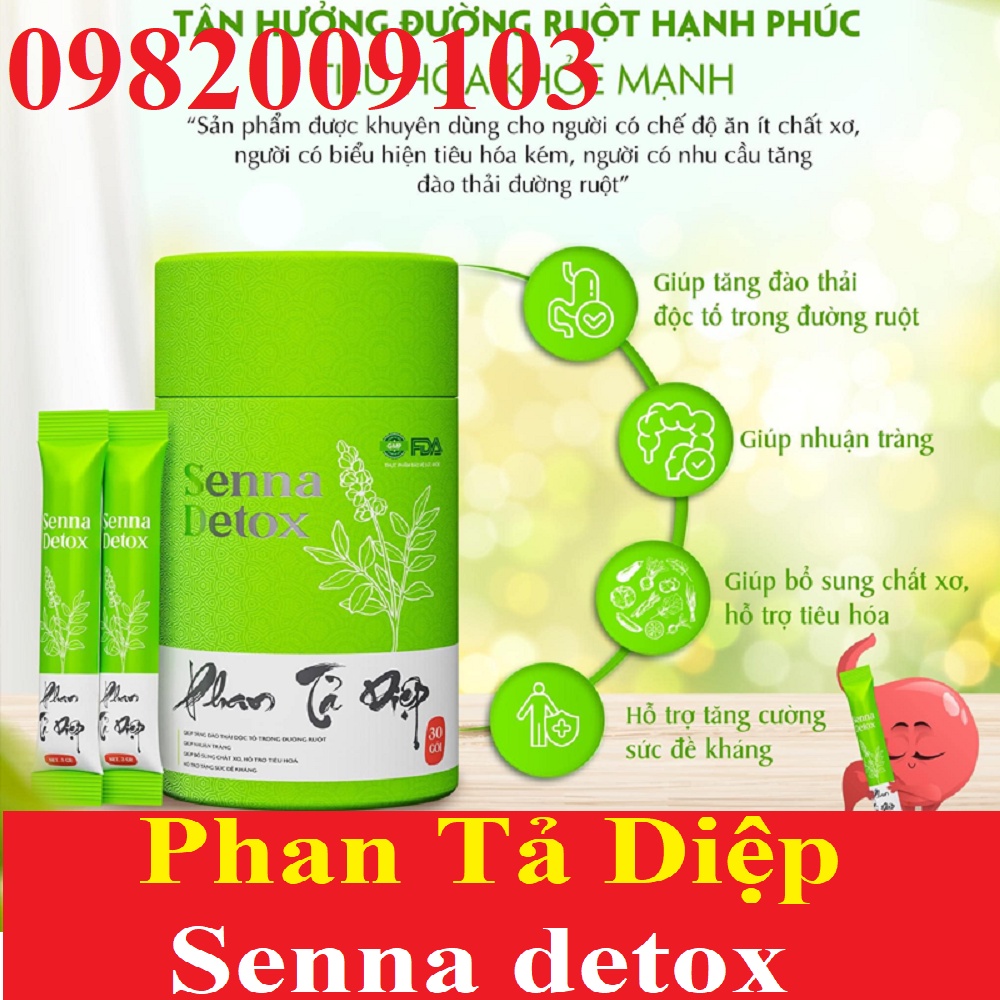 [CAM KẾT CHÍNH HÃNG] Phan tả diệp senna detox dr lacir 30gói drlacir