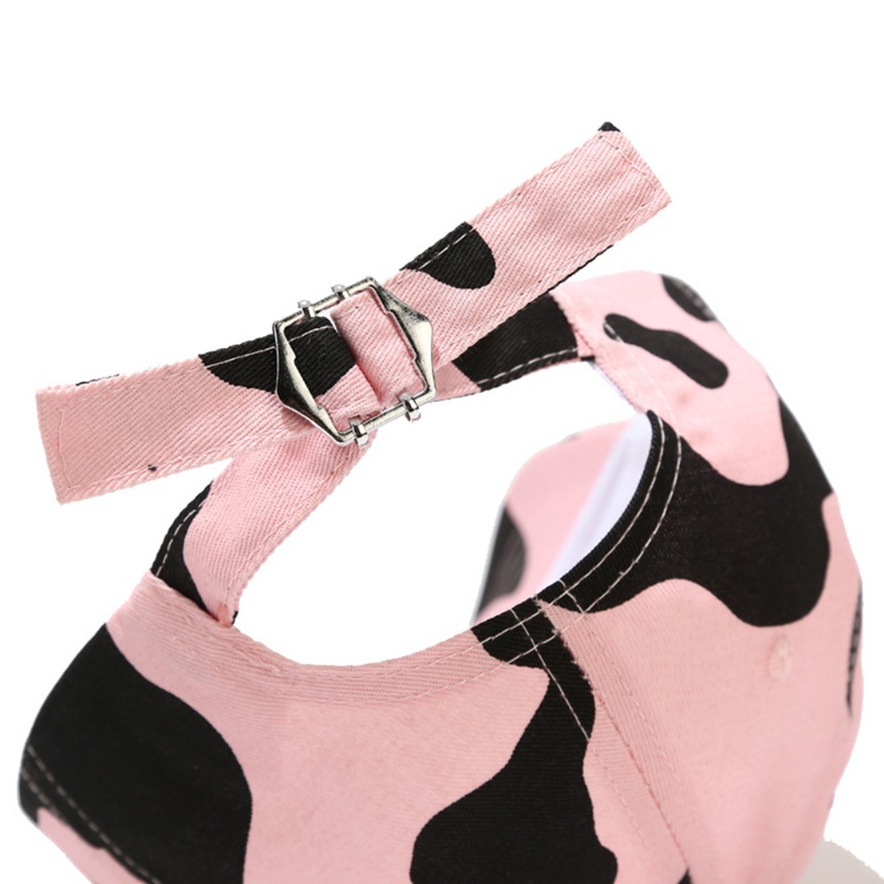 Mũ Lưỡi Trai In Hình Bò Sữa Phong Cách Thể Thao Tùy Chỉnh Kích Cỡ Tiện Dụng Cho Người