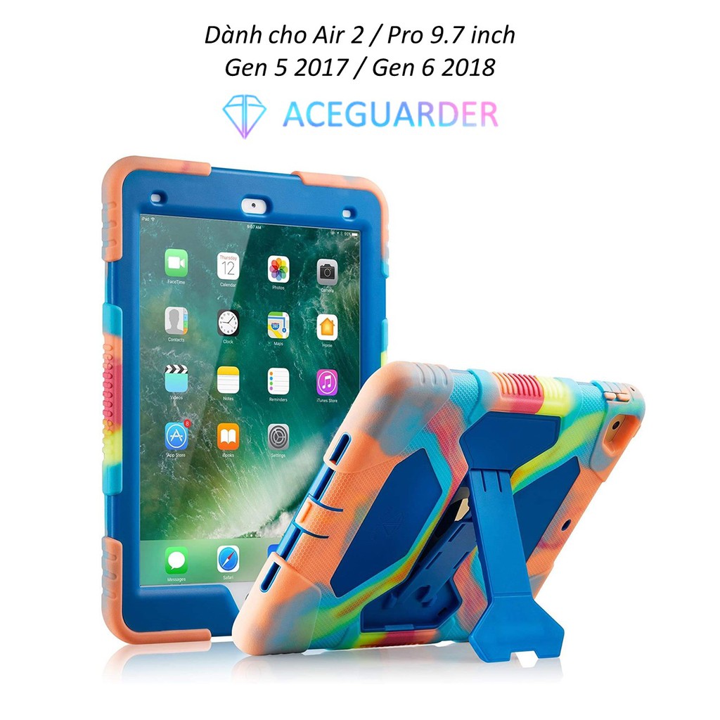 Ốp ipad air 2 / Pro 9.7 / Gen 5 / Gen 6 Silicone cao cấp N1 | BigBuy360 - bigbuy360.vn