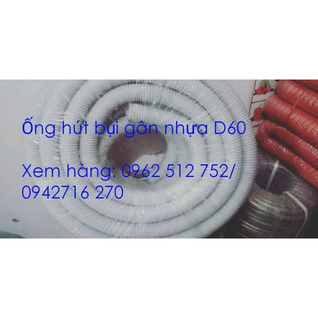 Ống hút bụi gân nhựa phi 100, ống hút bụi gân nhựa mềm d100 chuyên hút bụi, thông gió công nghiệp 10m