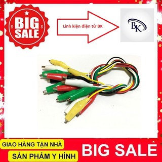 Combo 10 Dây Kẹp Cá Sấu 5 Màu 50cm-linhkiendientubk