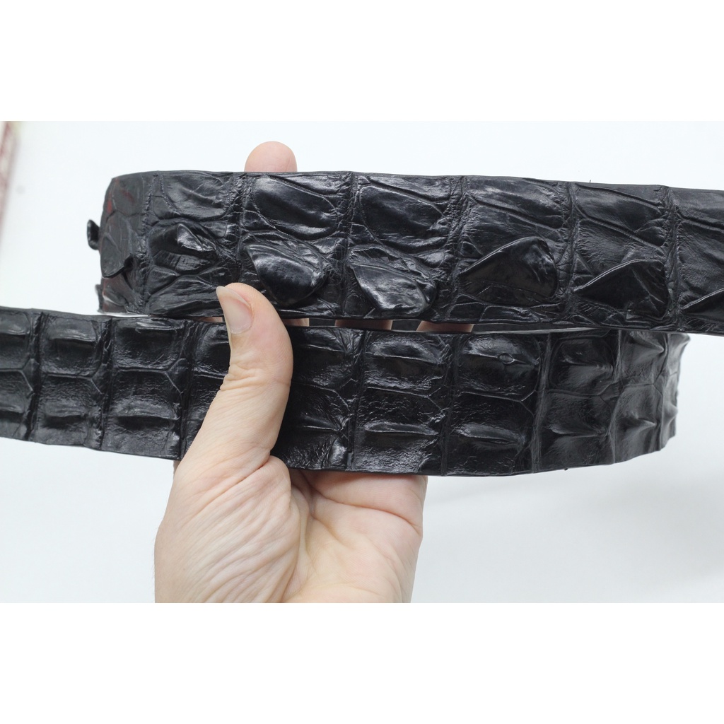Dây Nịt Nam, Dây Thắt Lưng Gai Da Cá Sấu Bản 3.8cm Bản Liền Không Nối Sản Phẩm Kèm Mặt Khóa Cao Cấp Bảo Hành 12 Tháng