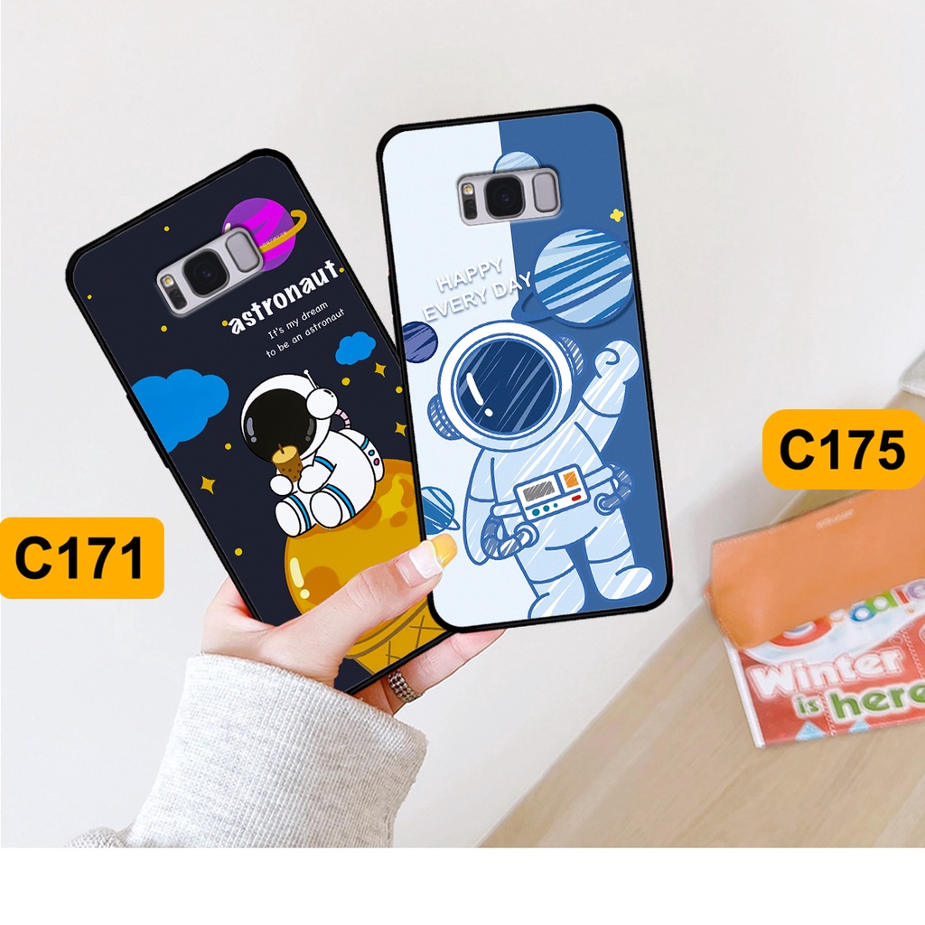 Ốp Samsung S8 - S8 Plus - S8+ in hình astronaut, phi hành gia vũ trụ hottrend, độc đáo, cá tính.