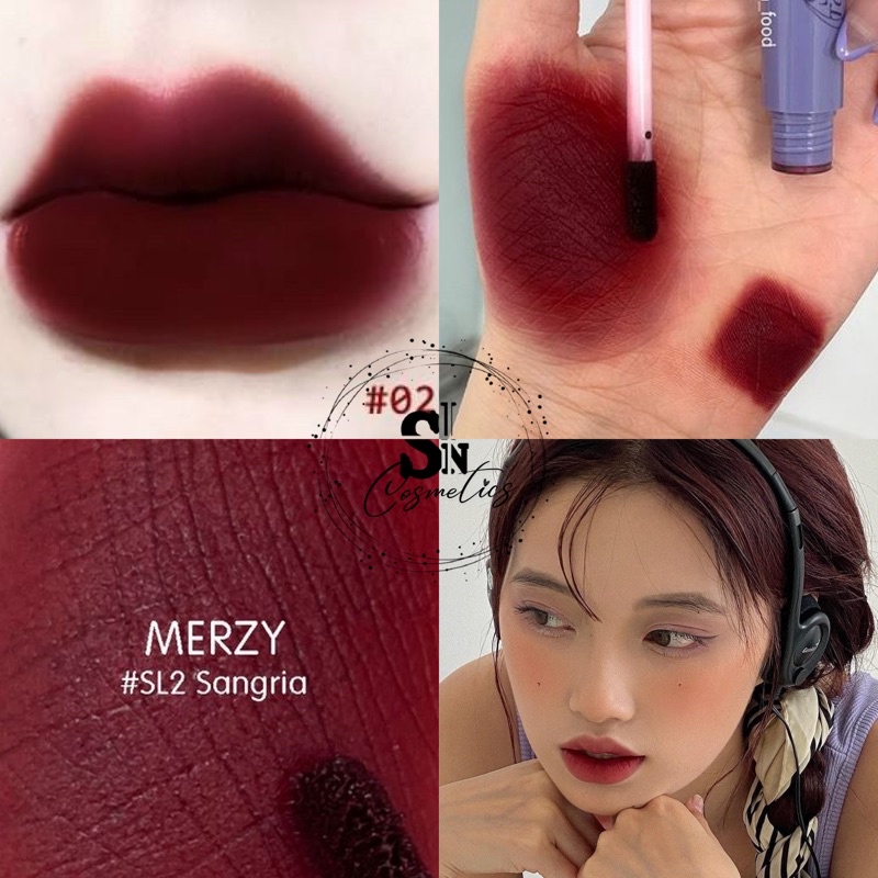Son kem Merzy Soft Touch Lip Tint ver 1 ver 2 SL1 SL2 SL3 SL4 SL5 SL6 SL7 SL8 SL9 SL10 SL11 SL12