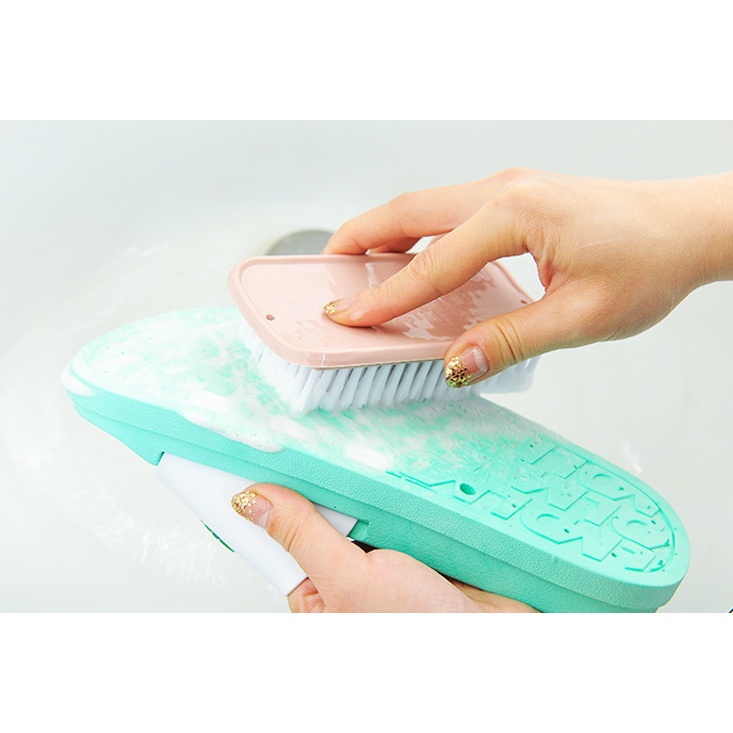Bàn chải cỡ lớn giặt quần áo, chà chân bằng nhựa mềm