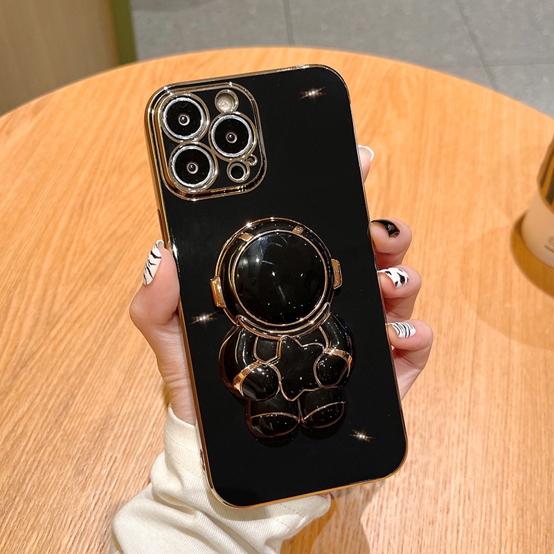 Ốp Điện Thoại Chống Sốc in Hình Phi Hành Gia 3d Cho iPhone 6 plus 6s plus 7 plus 8 plus xs max xr 11 pro max 12 pro max 13 pro max