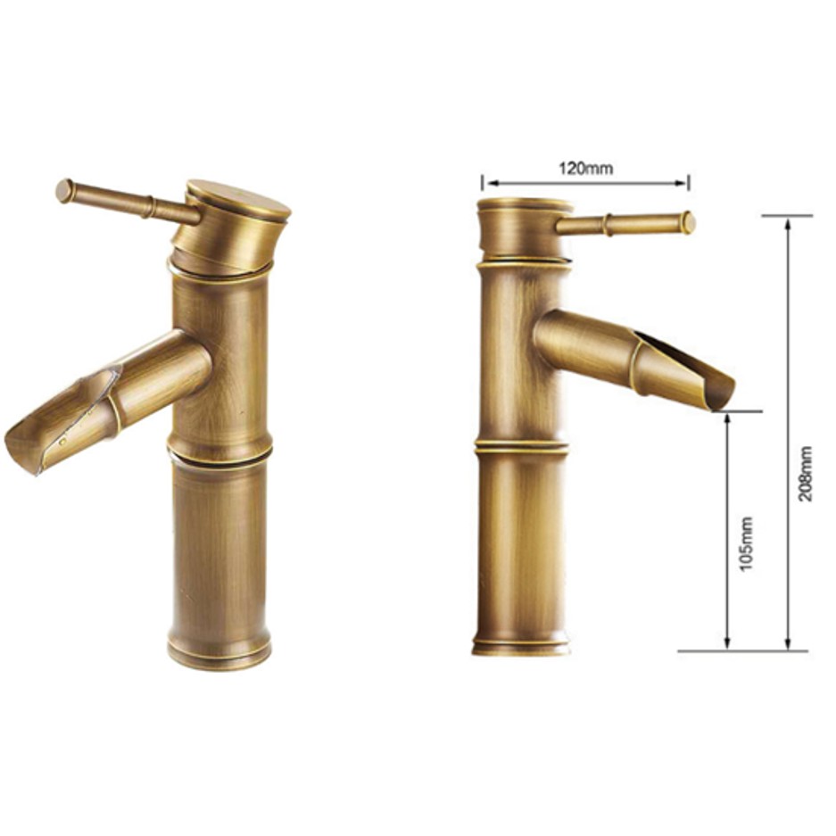 Vòi Lavabo nóng lạnh phong cách giả cổ - style 1 | BigBuy360 - bigbuy360.vn