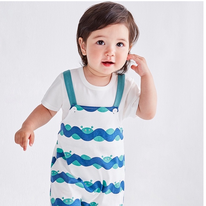 Bộ Trang Phục Hai Mảnh  Quần Yếm  Phong Cách Mới Dành Cho Bé Gái - T08