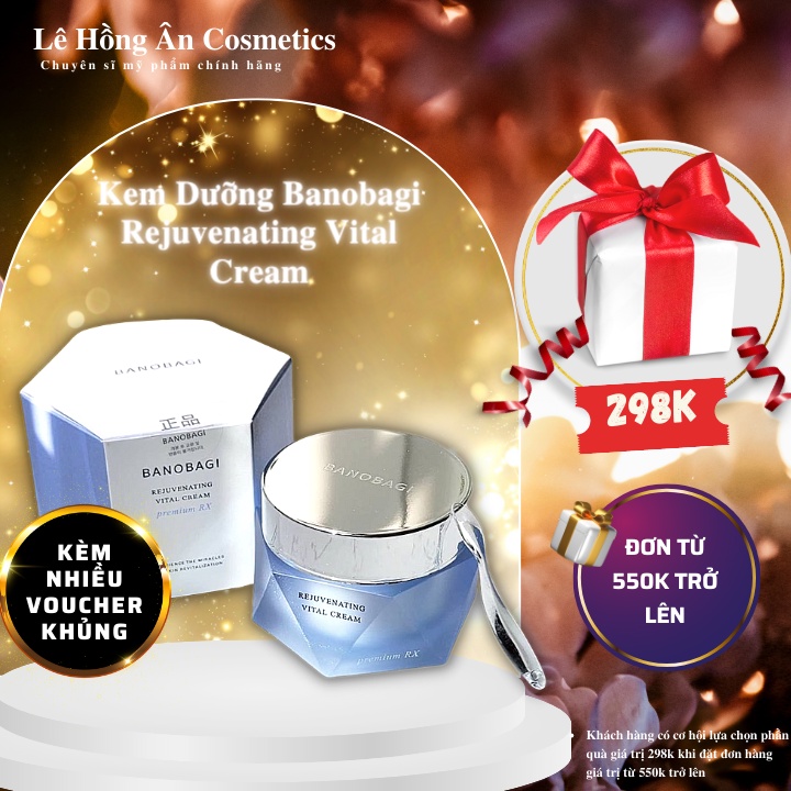 Kem Dưỡng Banobagi Rejuvenating Vital Cream Kem Dưỡng Ẩm Tái Tạo Trẻ Hóa Da