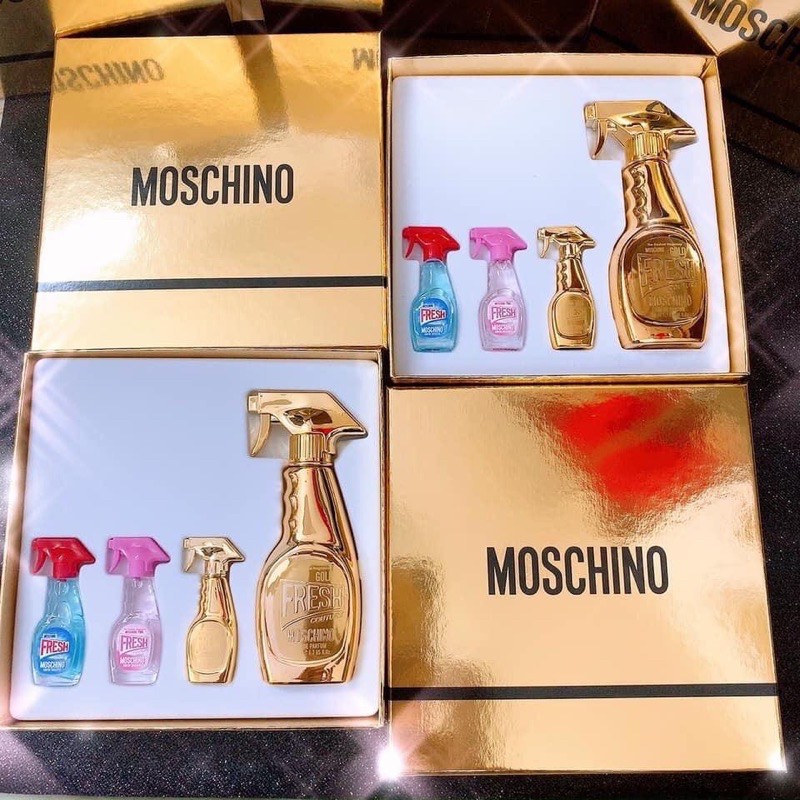 Set nước hoa Moschino Fresh Gold Couture EDP 50ml | Thế Giới Skin Care