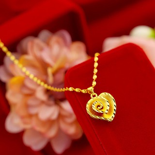 Dây chuyền mặt hình trái tim ❤️❤️ Dây chuyền nữ mạ vàng thiết kế cao cấp - VB011