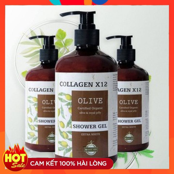 Sữa Tắm Tắng Collagen X12 Chính Hãng