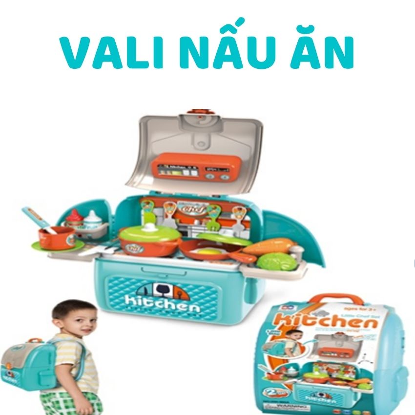 Đồ chơi nấu ăn cho bé gái mô hình dụng cụ bếp nhiều chi tiết và các mẫu đồ hàng khác loại 1 size to, quà tặng sinh nhật