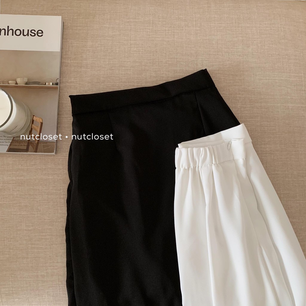 [Mã FADIRECT20 giảm 20K đơn 150K] Chân váy cạp chun dài xẻ dọc _ CV0021 | BigBuy360 - bigbuy360.vn