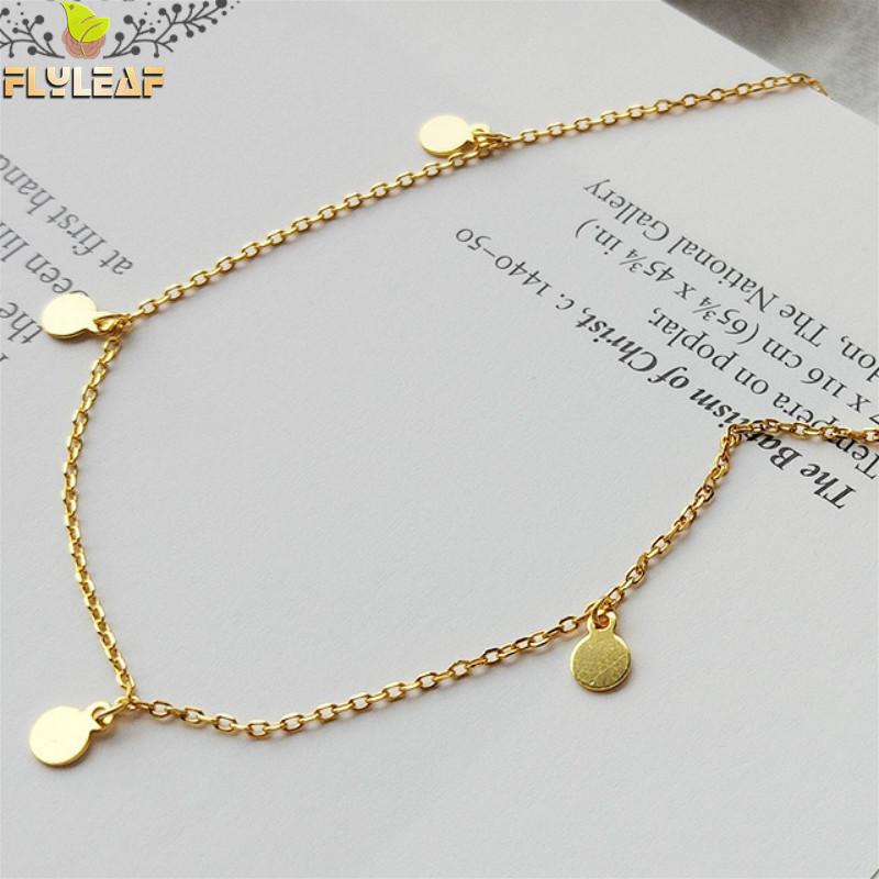 Vòng Cổ Choker Chất Liệu Bạc 925 Mạ Vàng 18k