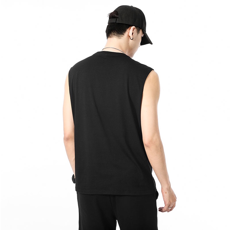 Áo Thun Ba Lỗ Thể Thao In Chữ Đơn Giản Thời Trang Mùa Hè Dành Cho Nam