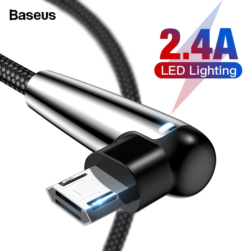 Baseus Micro USB Cable Reversible Fast Charging Cable Android Charger Cord
