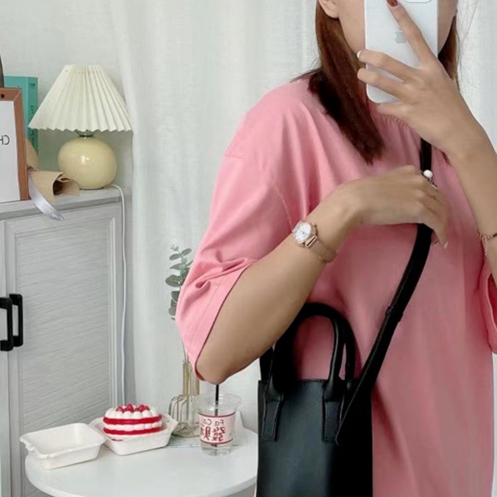 Túi Đeo Chéo Đựng Điện Thoại Màu Trơn Thời Trang Cho Nữ