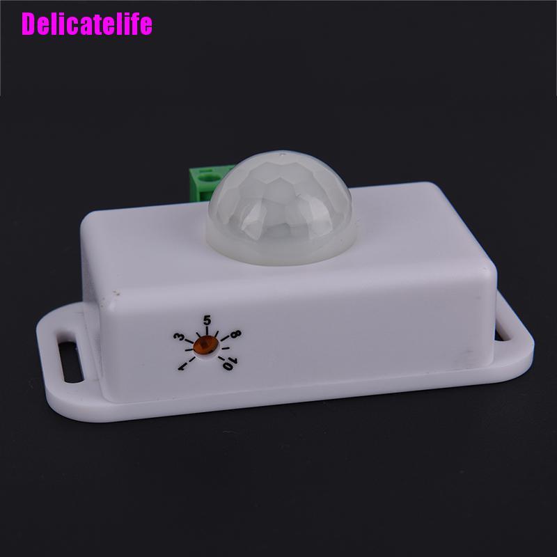 Công tắc cảm biến chuyển động hồng ngoại tự động dc 12-24v 8a