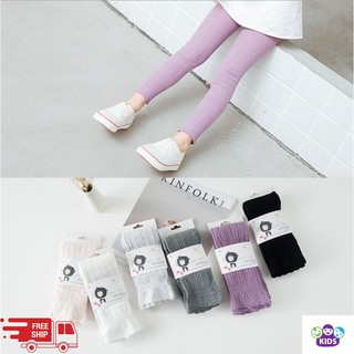 Quần legging bé gái chất cotton ren mẫu mới 2019 - quần legging trẻ em siêu đẹp
