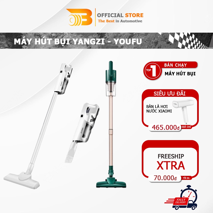 Máy hút bụi cầm tay Yangzi - đa năng lực hút cực khỏe công suất lớn lõi lọc hepa Bigmart86