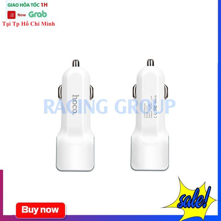 Sạc Xe Hơi Hoco Z23 2 Cổng USB 2.4A - Bảo Hành Chính Hãng 12 Tháng