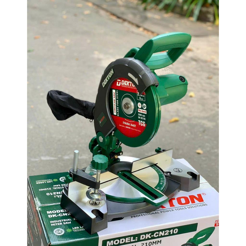 Máy cắt nhôm Dekton 210mm  - Kèm luỡi hợp kim - Chuyên dụng cắt sắt / gỗ / nhôm