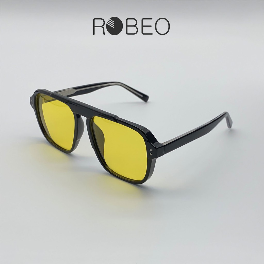 Kính râm thời trang ROBEO R0407, tròng phân cực đổi màu đi ngày và đêm - Fullbox