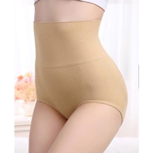 Quần lót cạp cao ôm bụng, nâng mông định hình chất dệt kim 4 chiều 8128