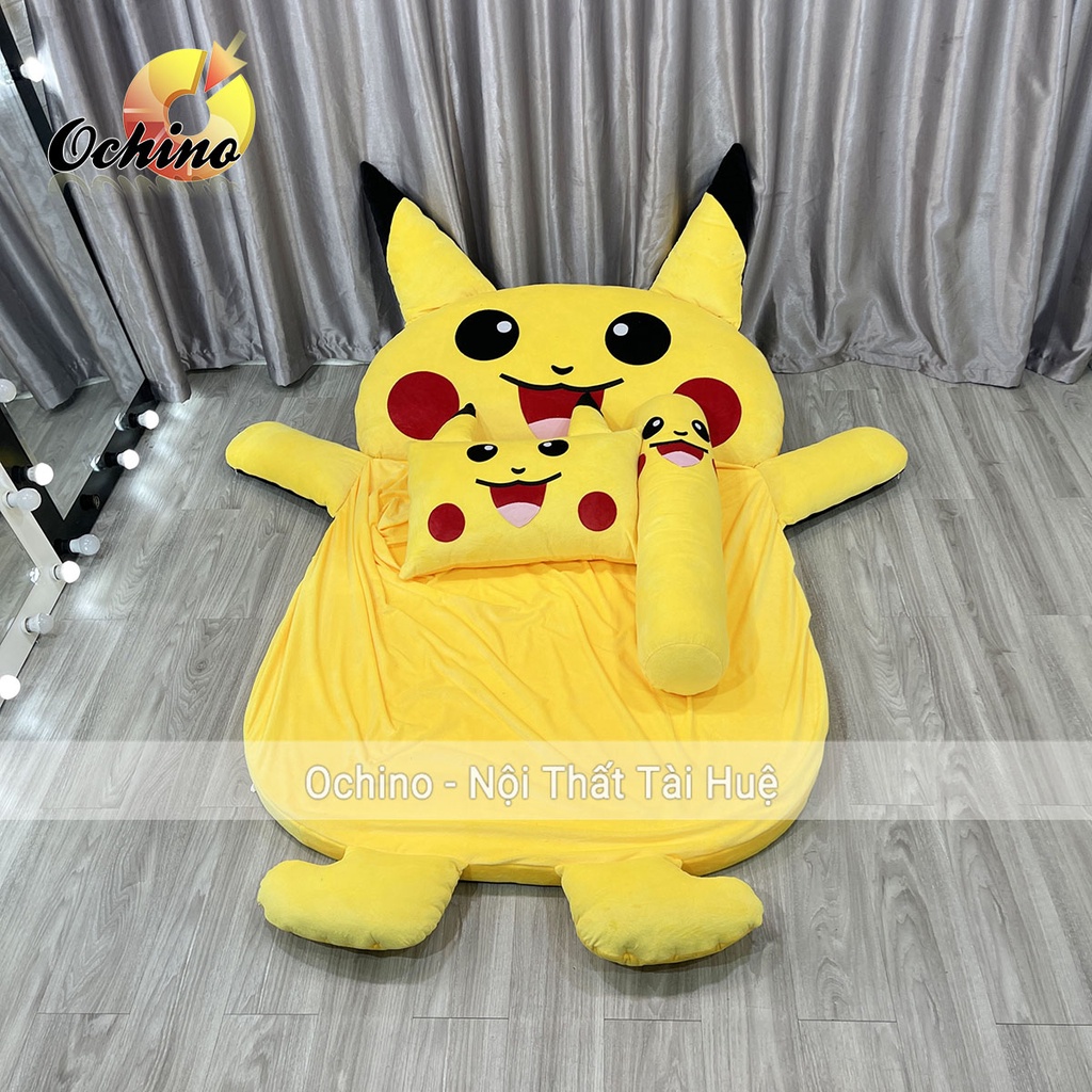Giường Hình Thú Ngộ Nghĩnh Handmade Cao Cấp Cho Bé Size 1M1-1M6 Dày 5Cm ( Ảnh Thật)