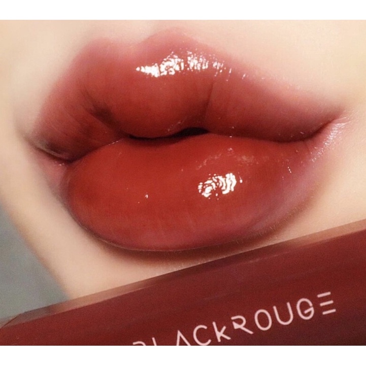 Son Tint Bóng Black Rouge Water Glow Tint HG08 Nâu cam ánh đỏ