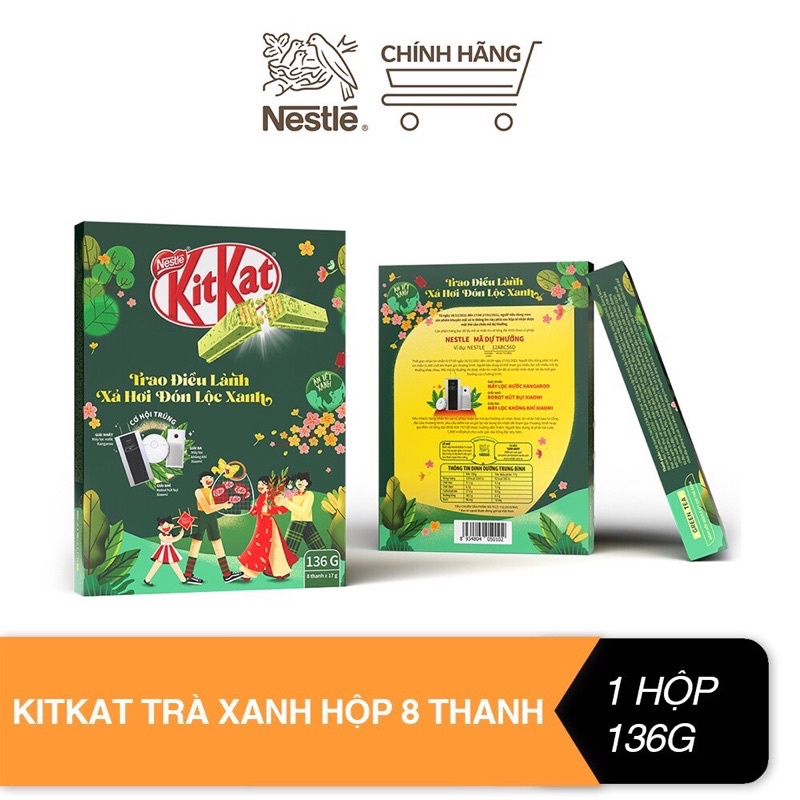 Bánh KitKat hộp Tết 136g/204g