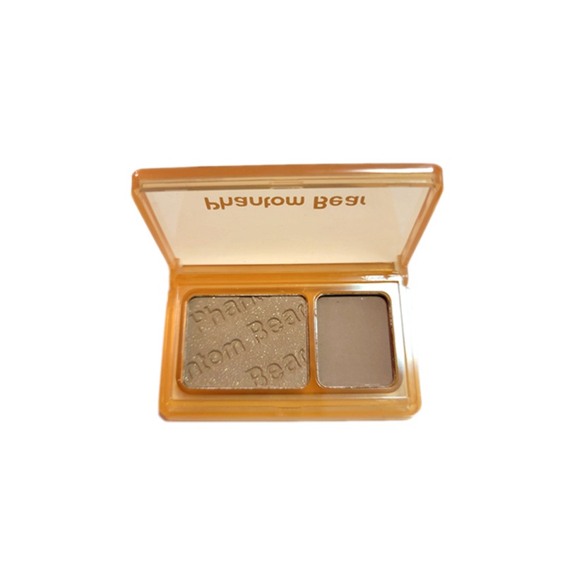 Bảng Phấn Mắt 2 Màu Sắc Hiệu Ứng Lì/ Ánh Nhũ Chống Nước Lên Màu Cực Chuẩn