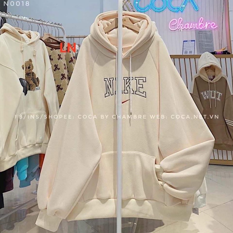 Áo hoodie nỉ 5D chữ ngực LN11