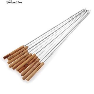 Bộ 10/12 que xiên nướng BBQ bằng thép không gỉ