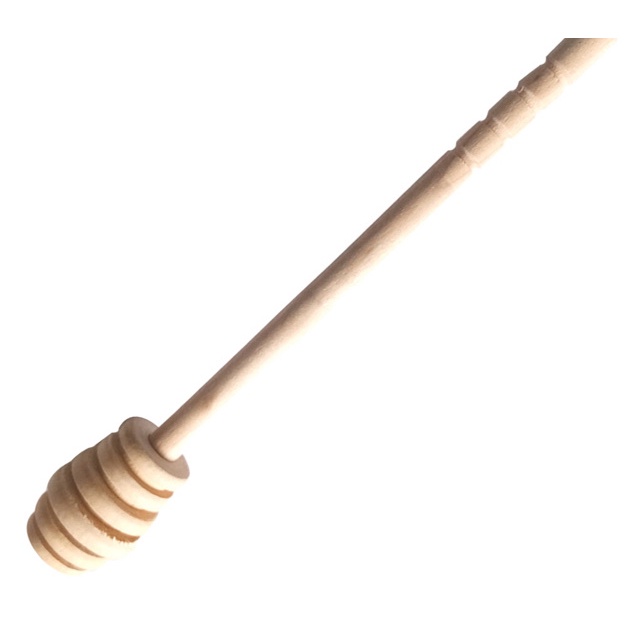 Que Gỗ lấy MẬT Ong, Cây Khoấy Mật Ong Bằng gỗ 16 cm