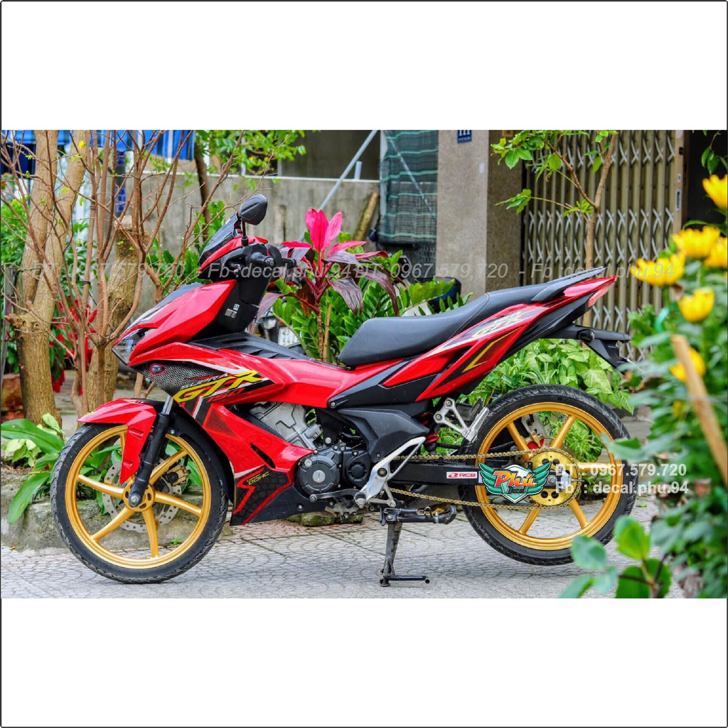 Tem Rời Winner X GTR đỏ đen mới (J)
