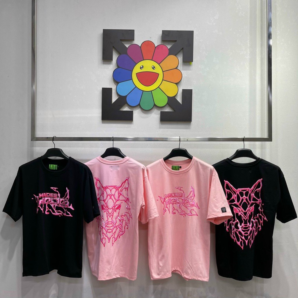 ÁO THUN HADES SINGUM UNISEX (ĐEN, HỒNG)