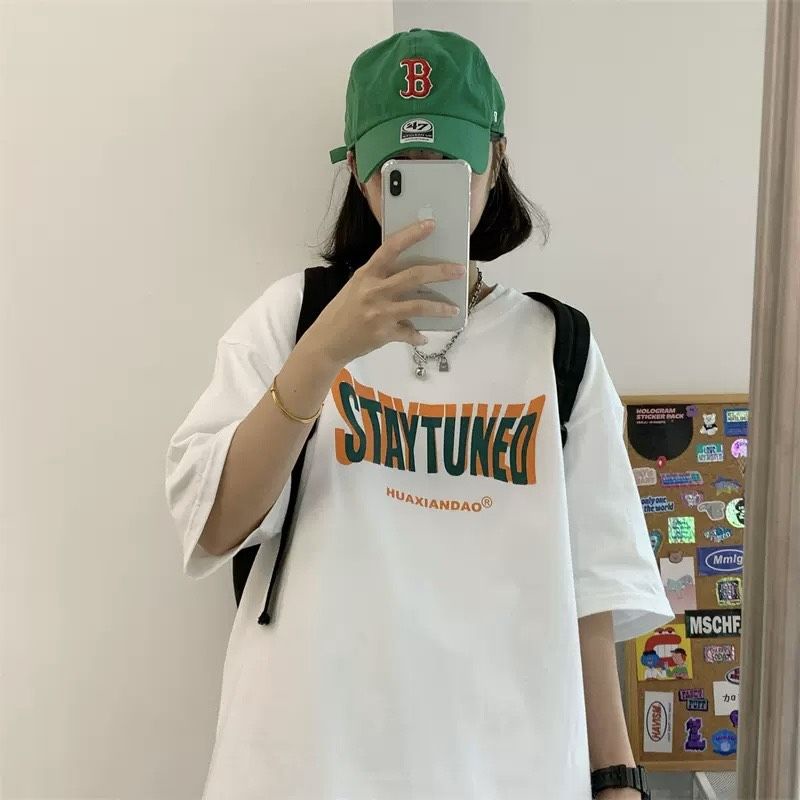 Áo thun tay lỡ Staytuned🥰🥰