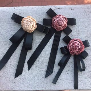 Hoa cài cổ áo sơ mi, hoa cài váy handmade