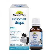 DHA Tăng IQ Phát Triển Não Bộ Cho Bé Nature's Way Kids Smart Drops Dạng Giot Dung Tích 20ml